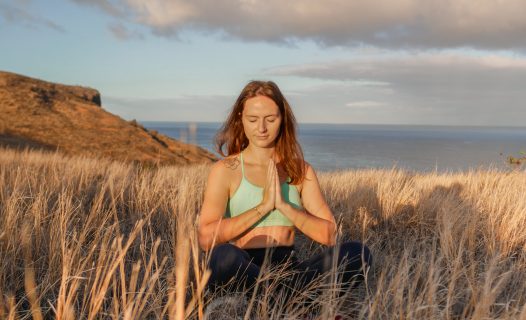 yoga sur la toue cabanée